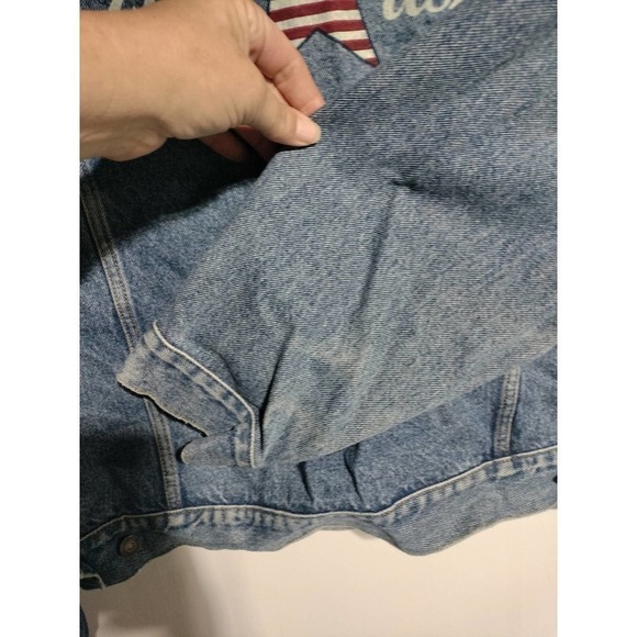 The Gap USA vintage Y2K blue jean jacket coat men XXL-XXXL - Picture 5 of 7